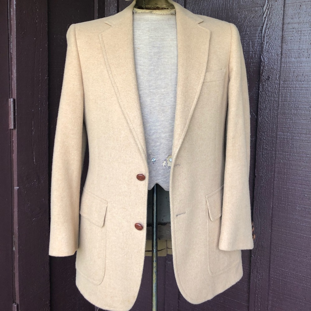 Camel Hair Blazer 80’s era